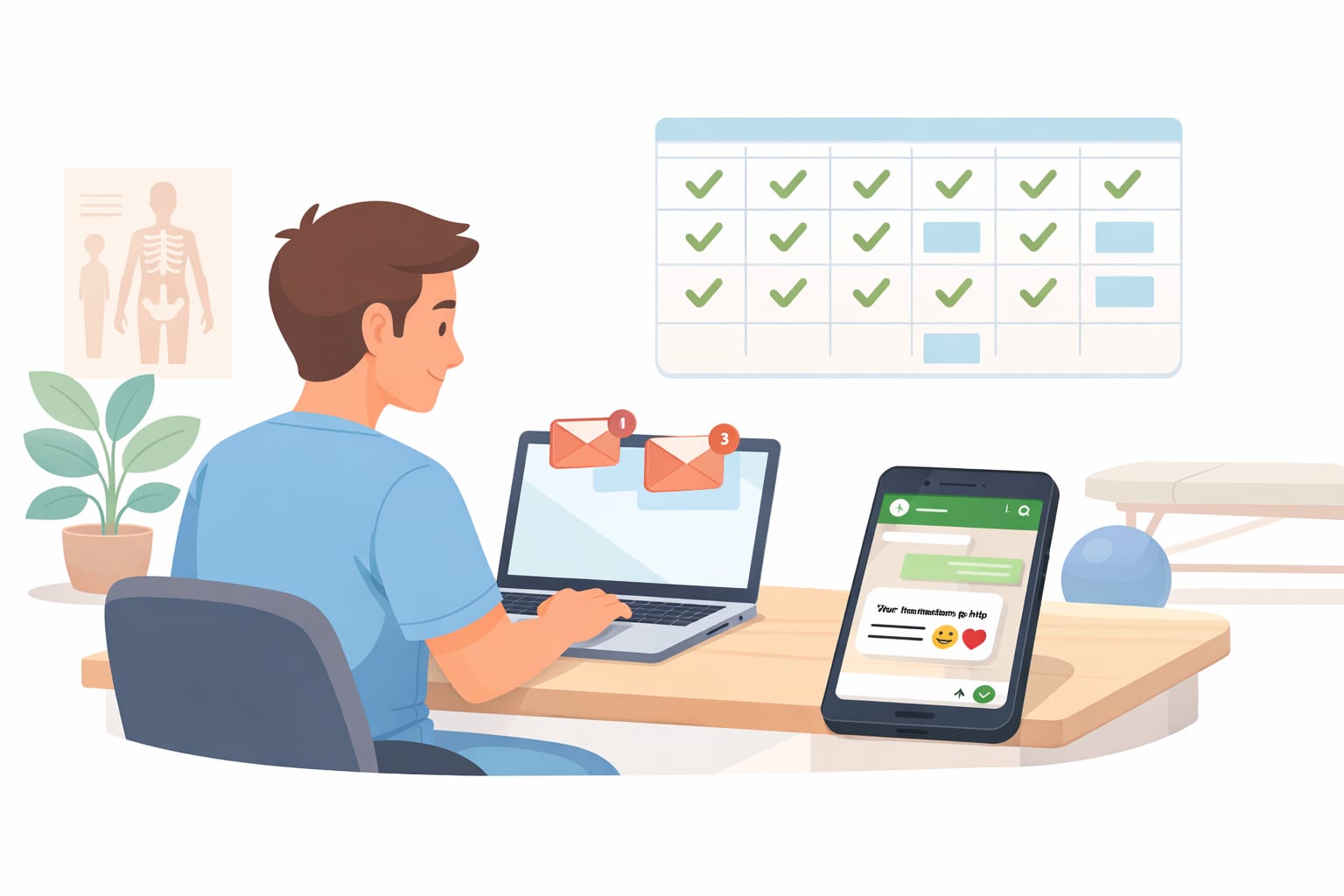 Physios automation illustration